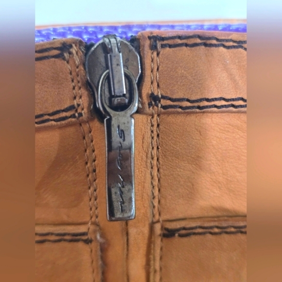 Grey Mer Lace-Up Leather Heeled Boots - Picture 8 of 16